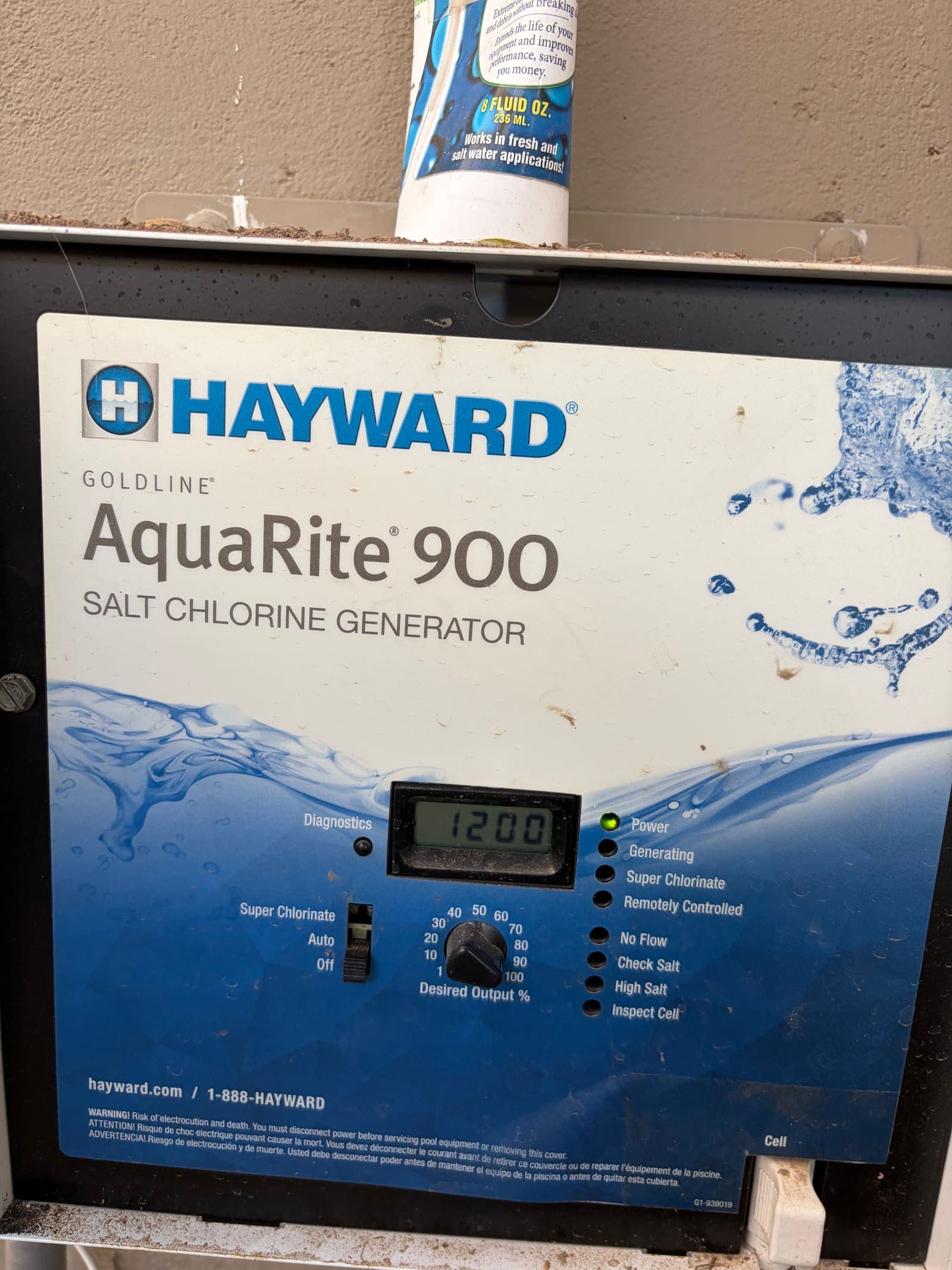 New equipment day: a fresh salt system ready to install at the pad
